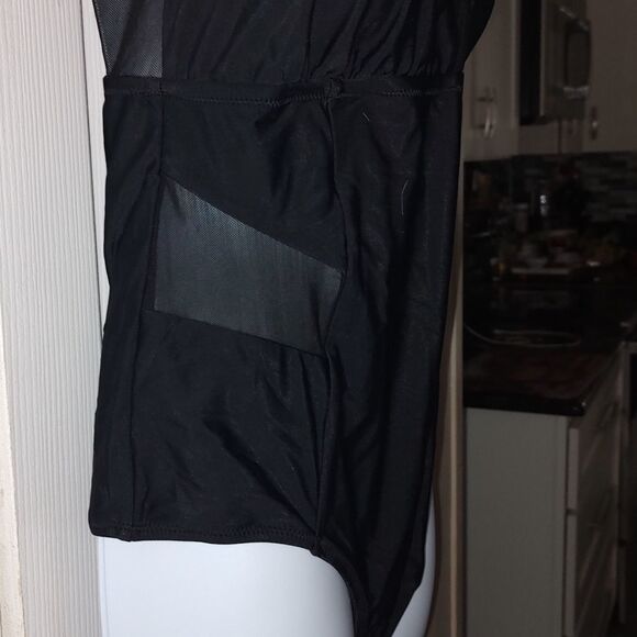 Cupshe  High Neck Mesh Plus Size One Piece Swimsuit  Sz OX - Picture 5 of 9